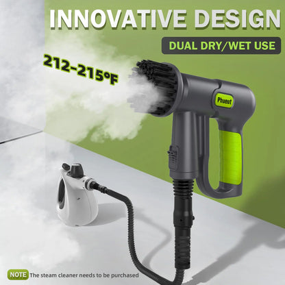CleanPro Pressurized Handheld Steam Cleaner & Rechargeable Spin Scrubber – Powerful, Portable Cleaning for Every Surface