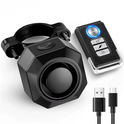 Ultimate Bike Guard™ – Wireless Vibration Alarm with Remote & USB Charging