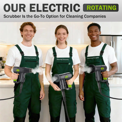 CleanPro Pressurized Handheld Steam Cleaner & Rechargeable Spin Scrubber – Powerful, Portable Cleaning for Every Surface