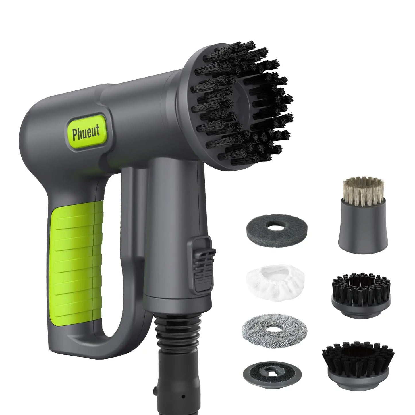 CleanPro Pressurized Handheld Steam Cleaner & Rechargeable Spin Scrubber – Powerful, Portable Cleaning for Every Surface